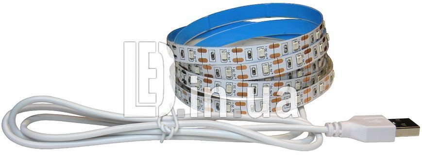 Комплект 1м LED ленты USB 5В 2835(60LED/м) IP20, красная LED04275 фото