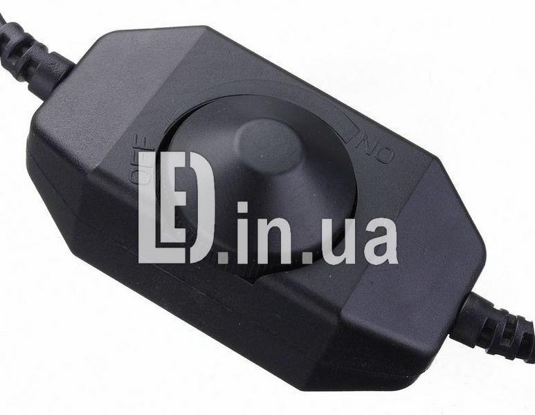 LED дімер 12-24V 6A з регулятором та кабелями DC LED03252 фото