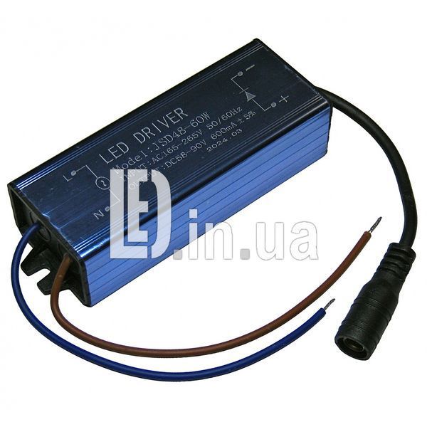 Драйвер світлодіодів 48-60w 600mA IP65 LED03678 фото