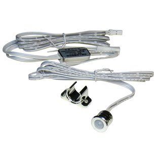 Міні датчик руху 12-24V 5A меблевий, хром LED04208 фото