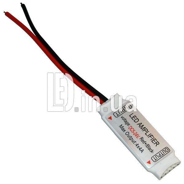 LED підсилювач RGBW 5-24V 8A 4 канали LED04257 фото