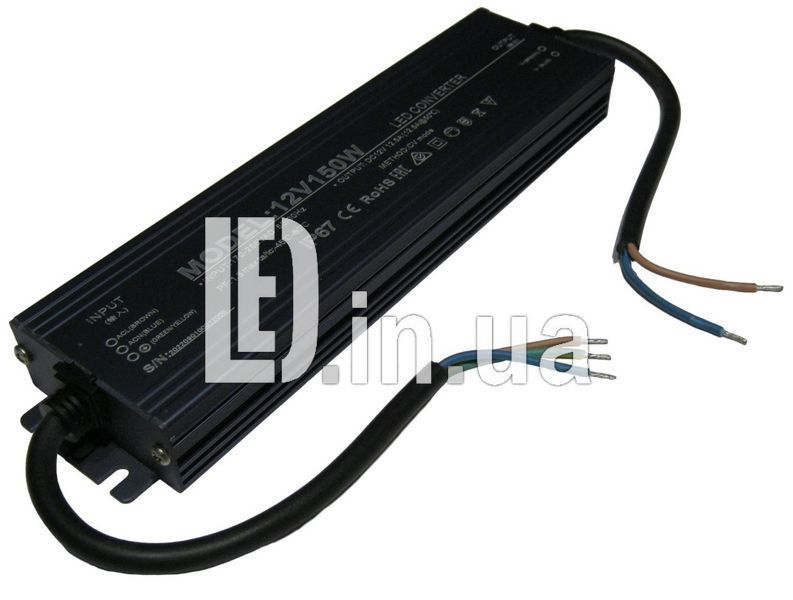 Блок живлення 12V 12,5A 150W в герметичному корпусі IP67 LED03055 фото