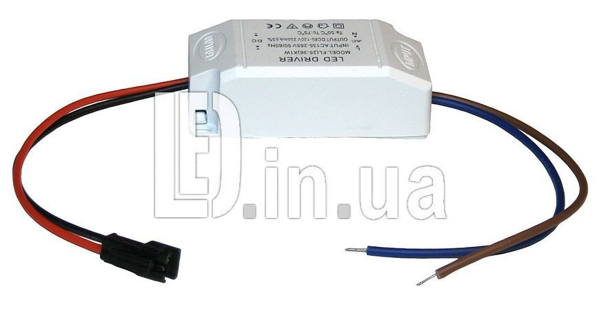 Драйвер светодиодов 25-36Вт 250мА 220В LED03454 фото