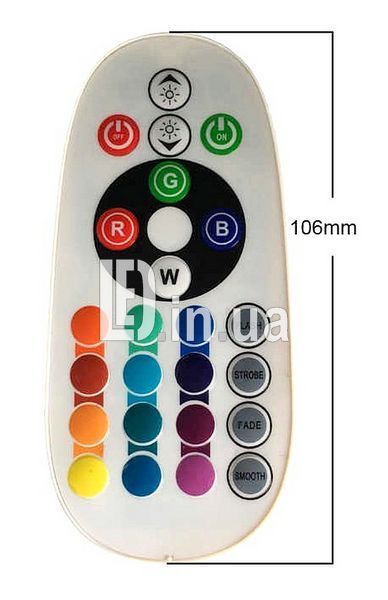 Контроллер RGB 220В 1500Вт, пульт IR 24 кнопки LED03246 фото