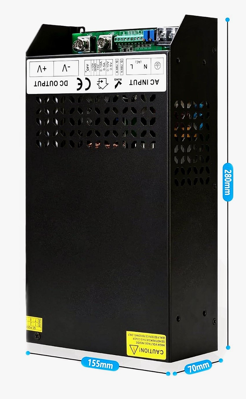 Power supply 36V 27A 1000W DC Блок живлення 36V 55.6A 2000W перфорований корпус