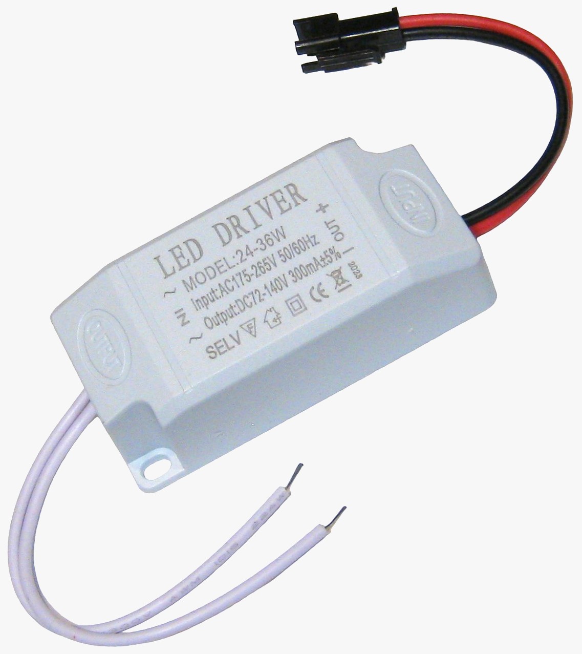 Драйвер светодиодов 300мА 24-36Вт LED Driver 300mA 24-36W