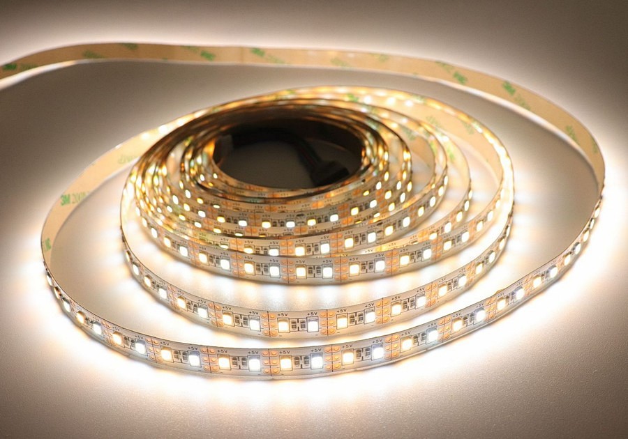 Светодиодная лента 5В 2835(120LED/м) CCT LED strip 5v 2835 120 CW+WW