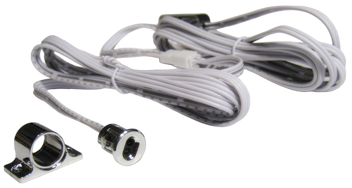 IR выключатель взмахом руки мебельный 5V 12V 24V LED дімер безконтактний 5-24V 5A, IR меблевий, хром